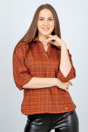джемпер к3423 терракот*  оптом