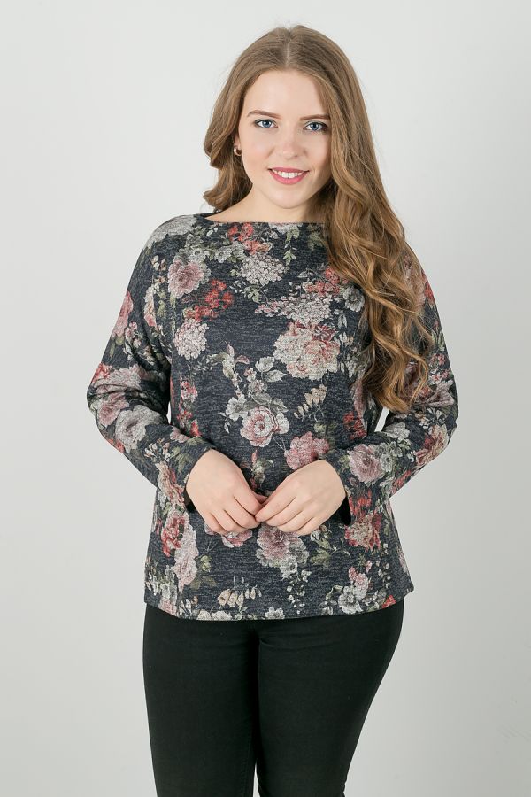 джемпер Л2367 флирт* цветы
