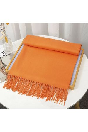 шарф-палантин утепл. пп031   21 оранж  оптом