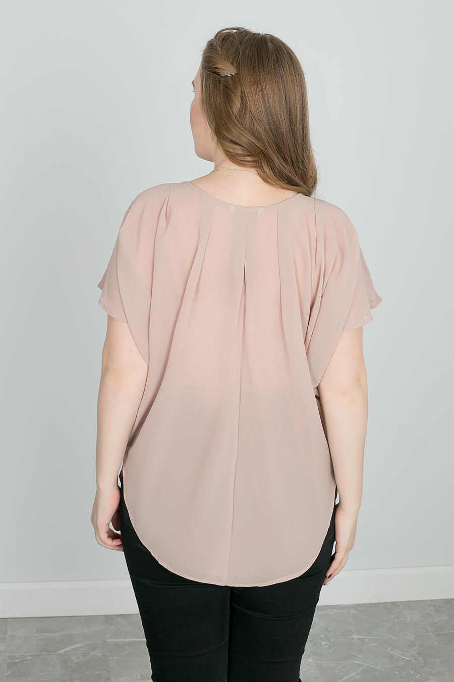 блузка 01к т.бежевый