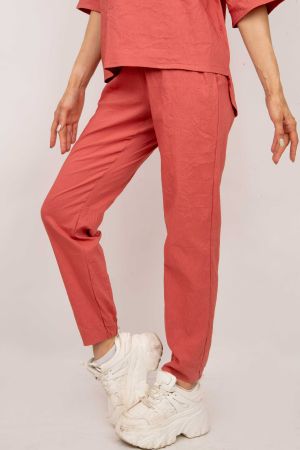 брюки Л609-2 стрейч_256 амарант Tropic  оптом