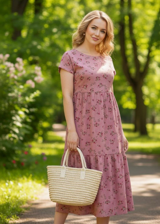 платье Д1859* Дорофея_286 вологда клевер