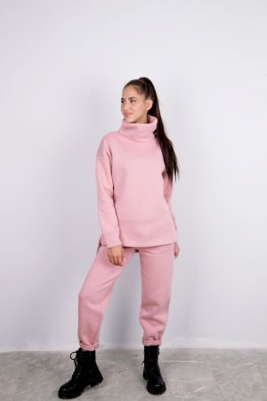 Костюм Л938-939 футер утепл. розовый snowtrend  оптом