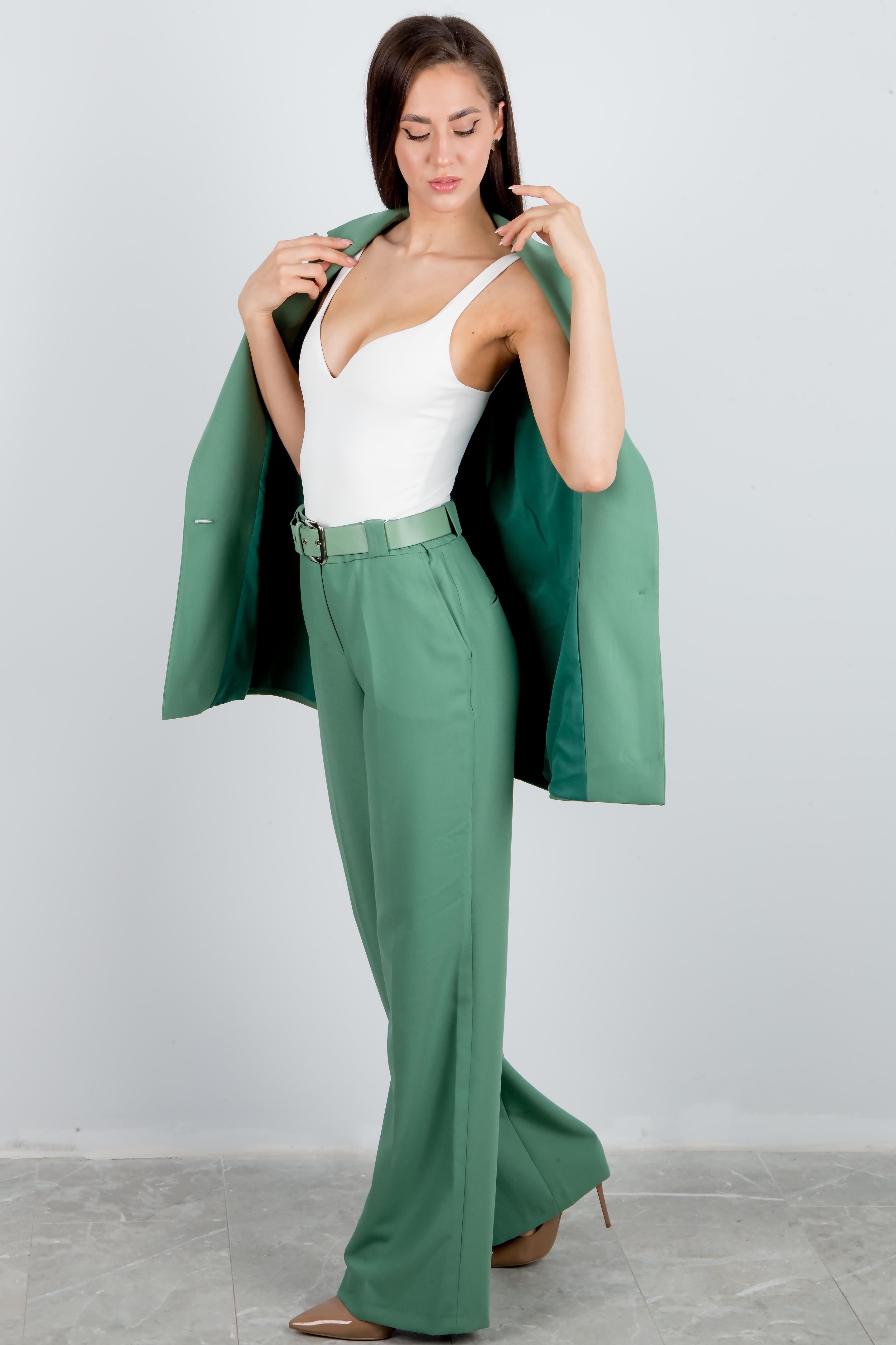 брюки т105-4324_154 green