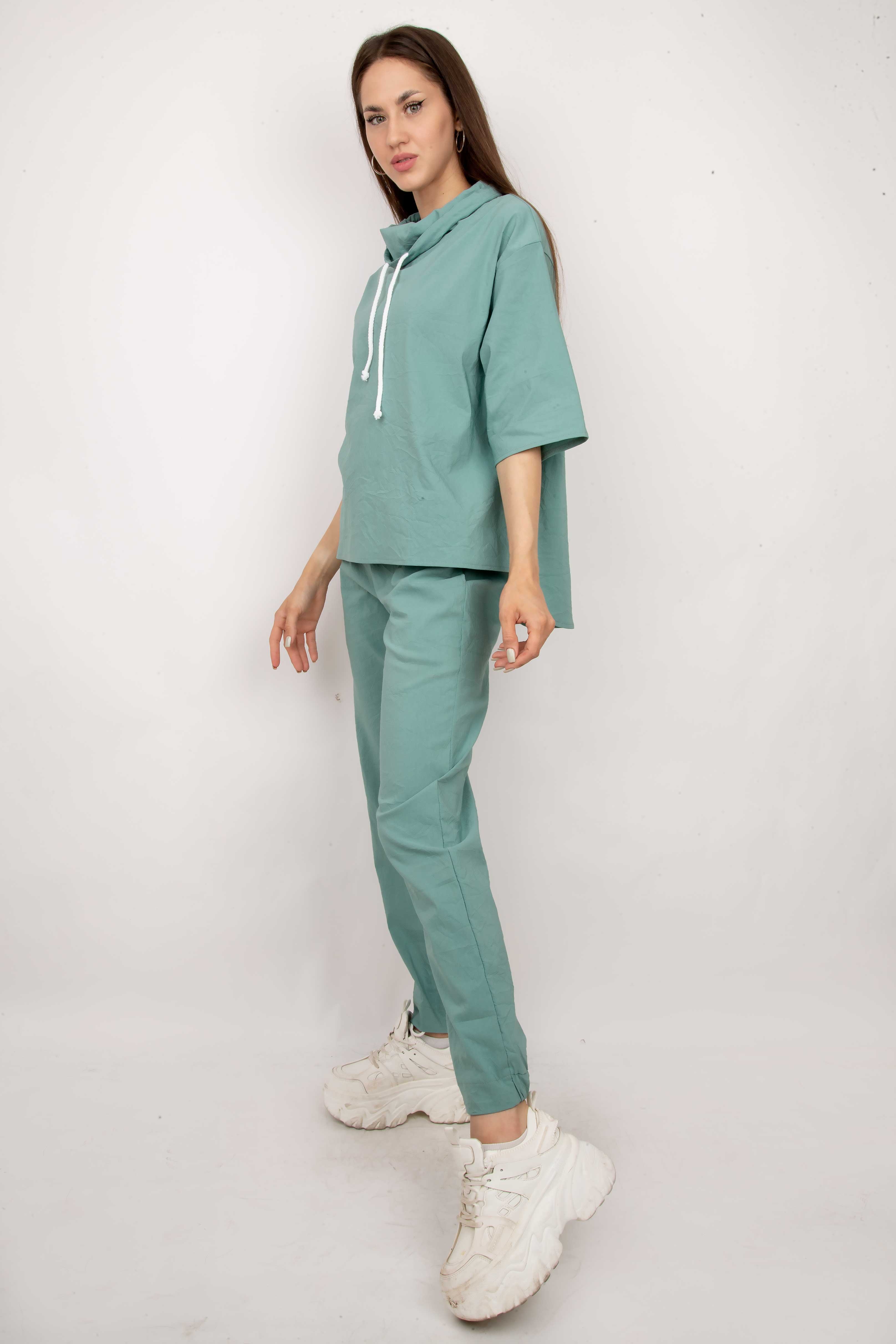 брюки Л609-2 стрейч_259 еловый Tropic