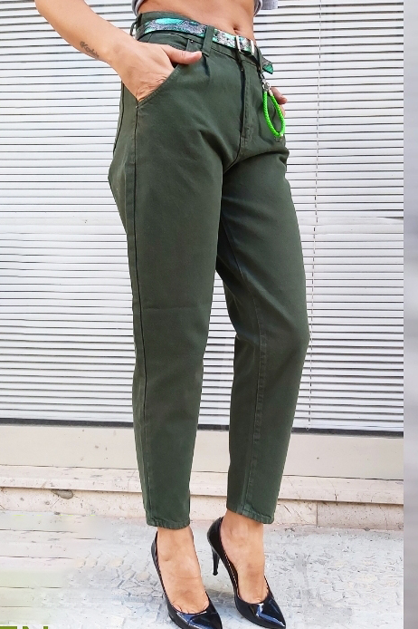 джинсы АН5180 (5170)*56 зелёный