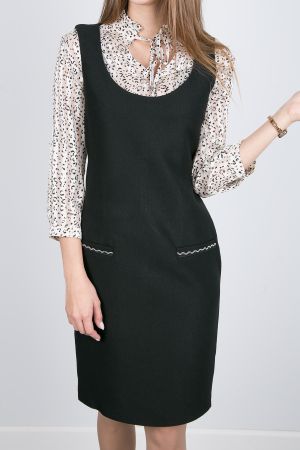 сарафан т53763*50-1 черный  оптом