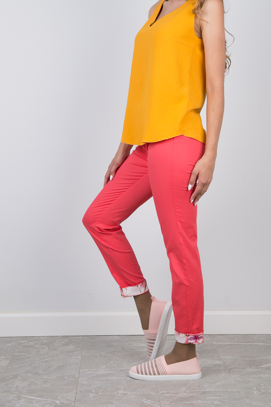 брюки Р1491п-13126 (19/15)*60 коралл-8А