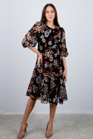 платье т2068 siyah  оптом