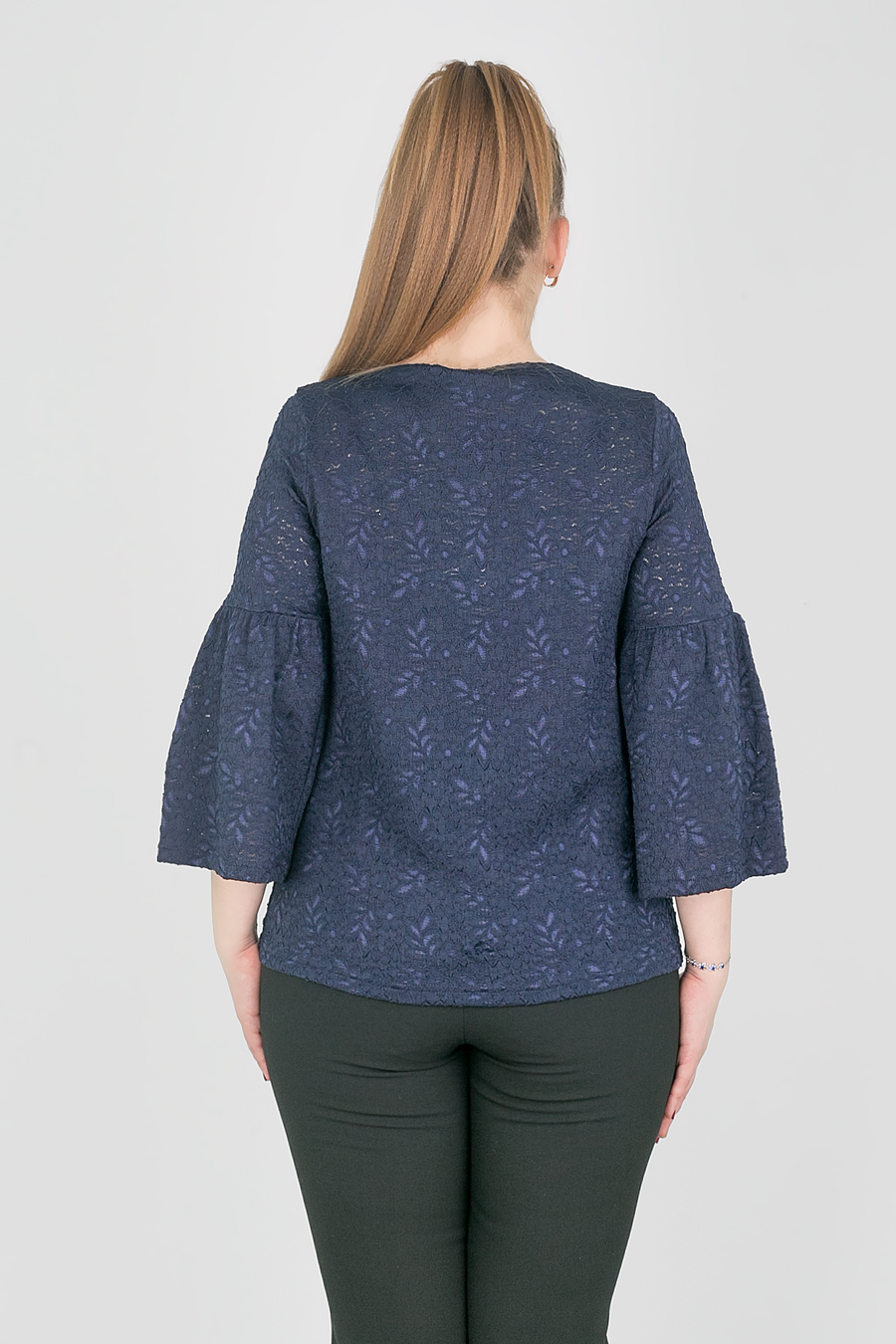 Л2057-1 кружево*20 т.синий