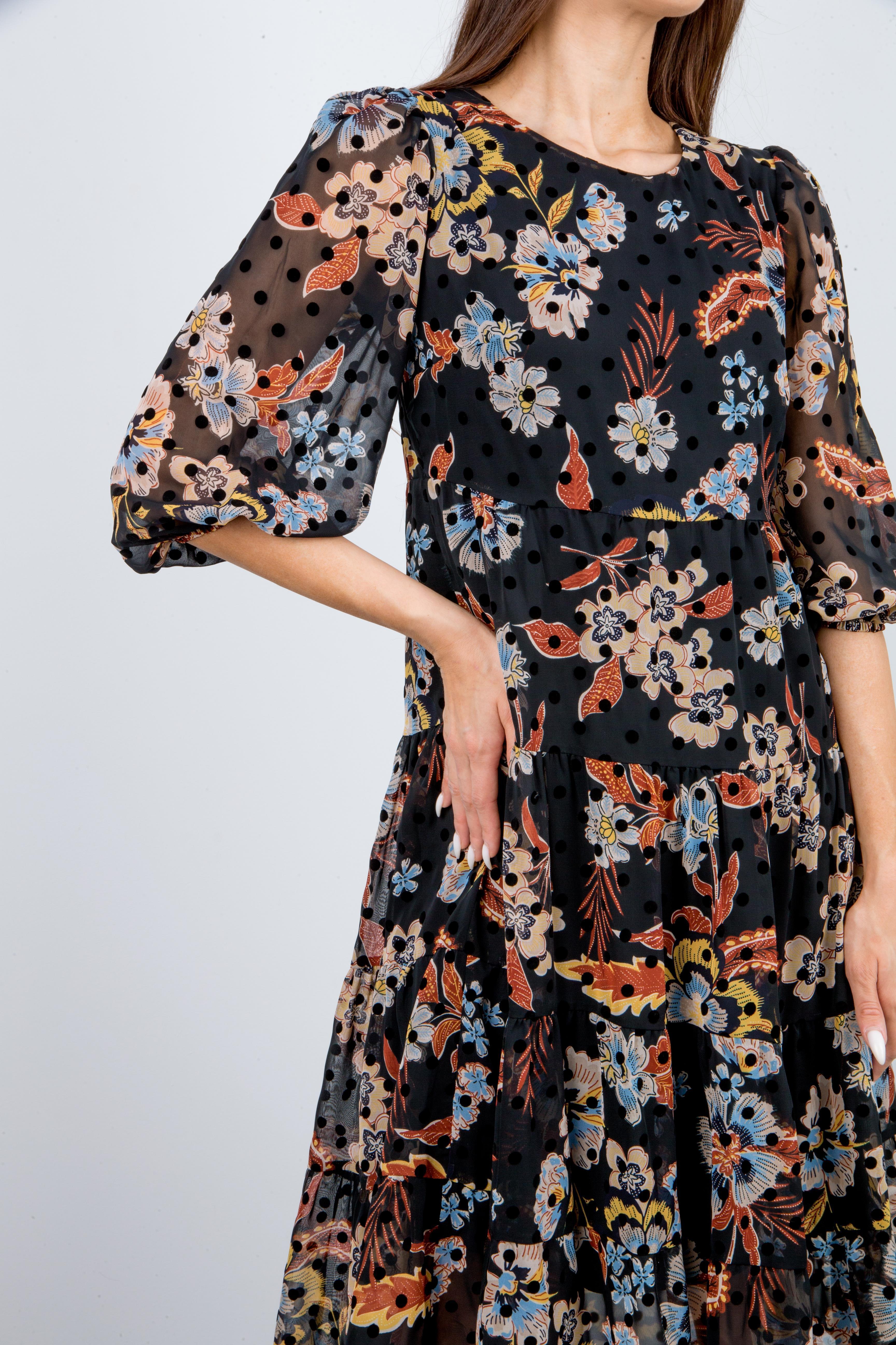 платье т2068 siyah