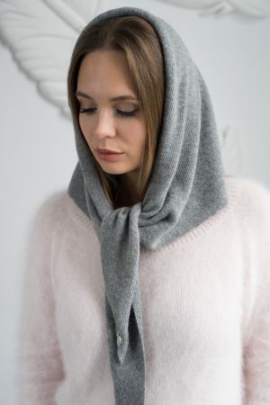 косынка 7.572-06*50 серый snood  оптом
