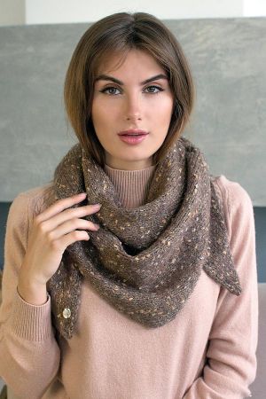 косынка 8.716-5*50 коричневый snood  оптом