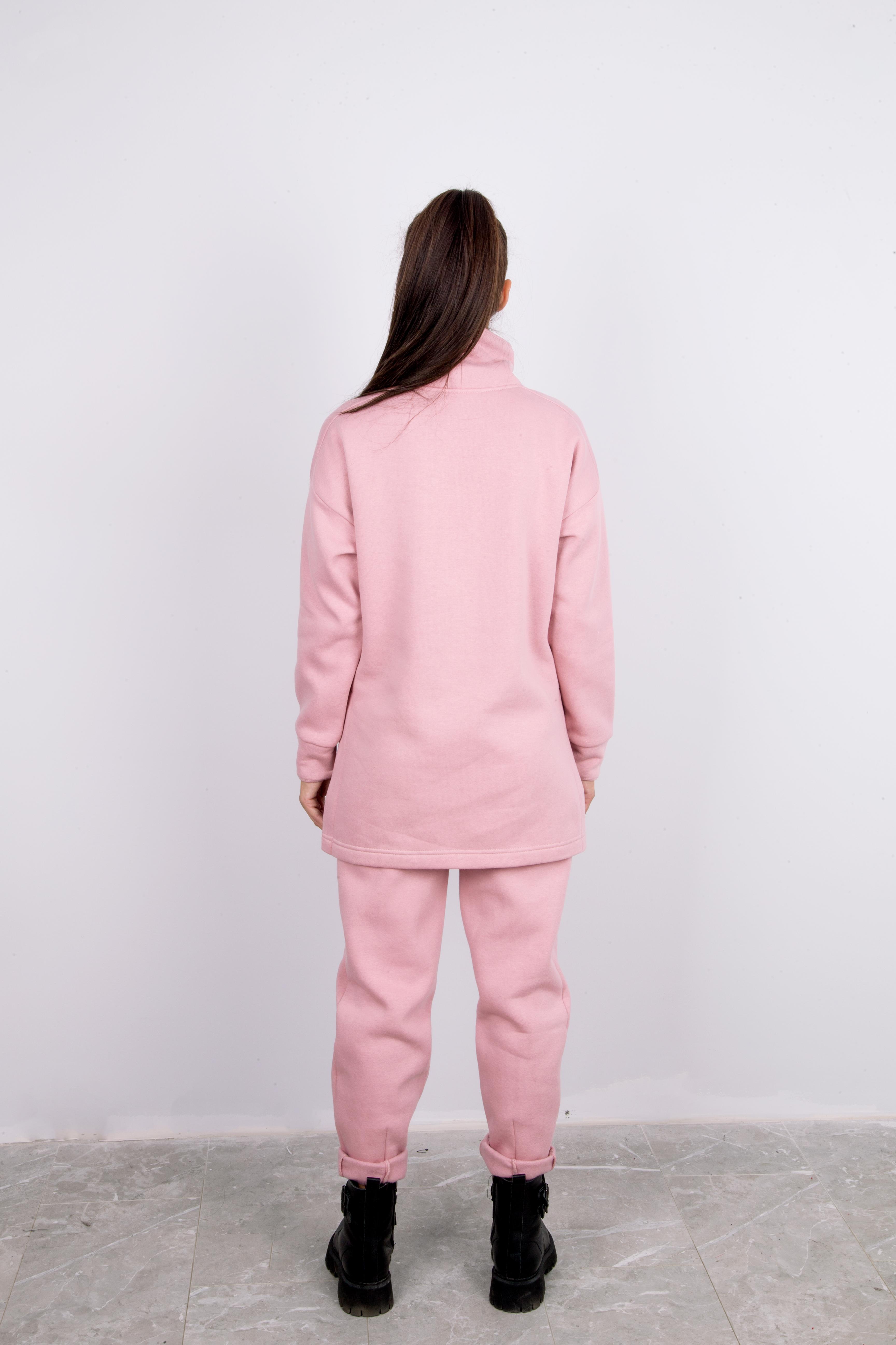 Костюм Л938-939 футер утепл. розовый snowtrend