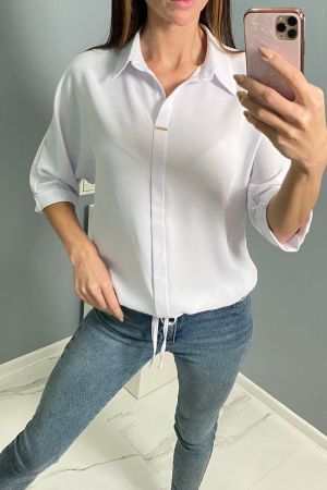 блузка к2655* белый  оптом