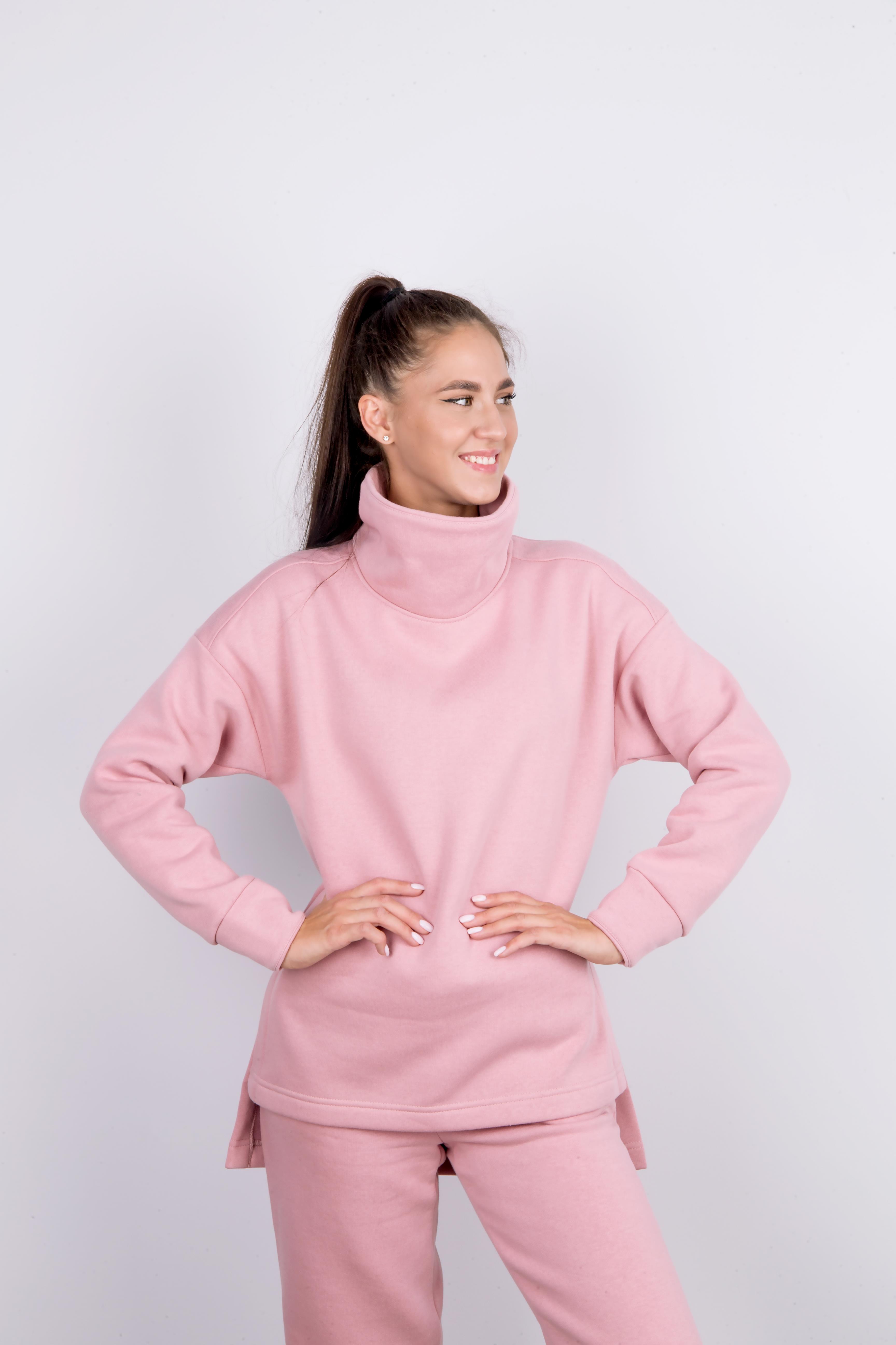 Костюм Л938-939 футер утепл. розовый snowtrend