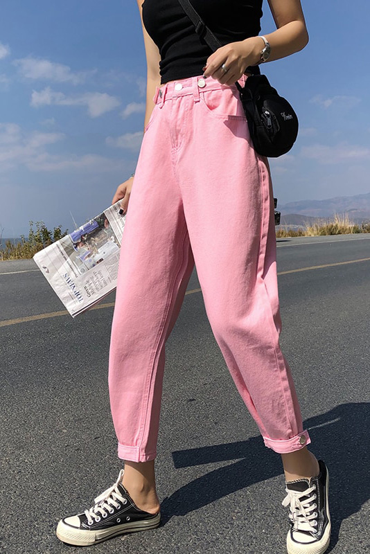 джинсы АН227*60 амарант