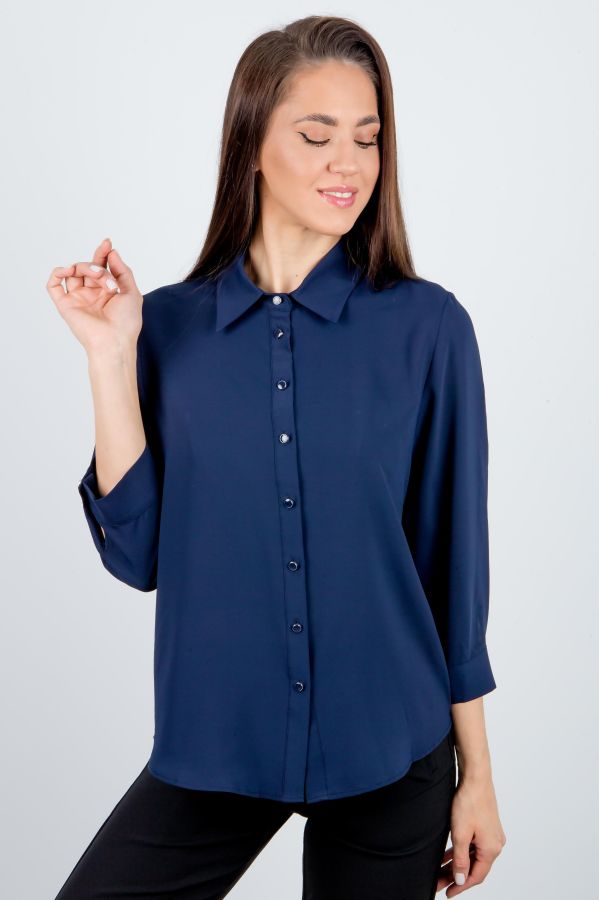 блузка т029-5093_113 lacivert (т.синий)
