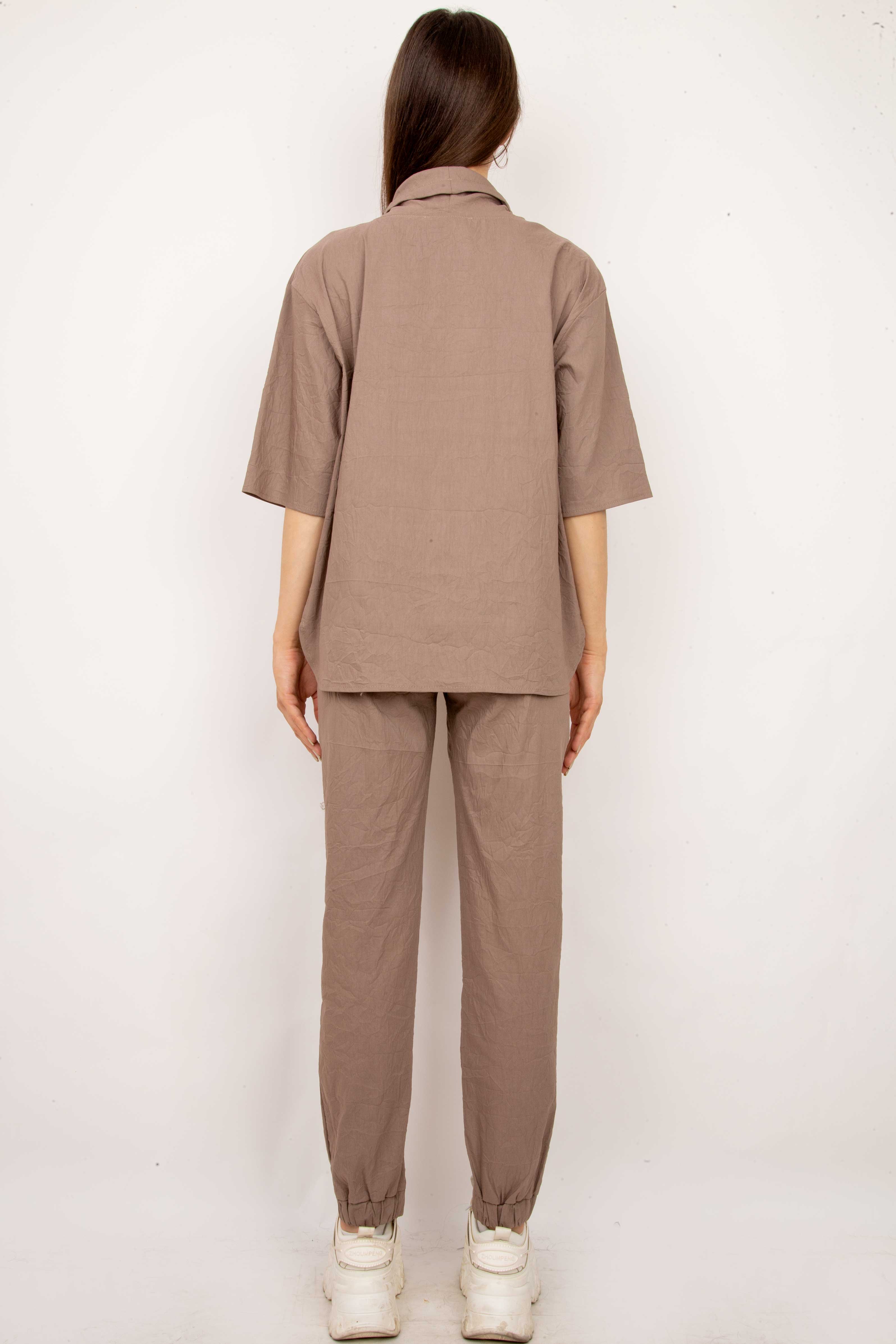 блузка Л600_137 стрейч мокко Tropic