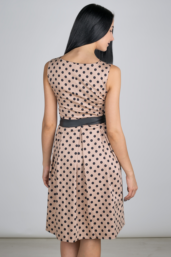 платье л652*30 горох черный