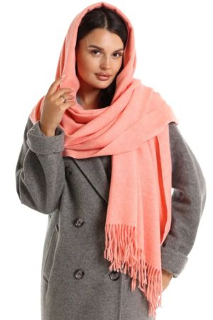 шарф-палантин утепл. пп031   29   коралл  оптом