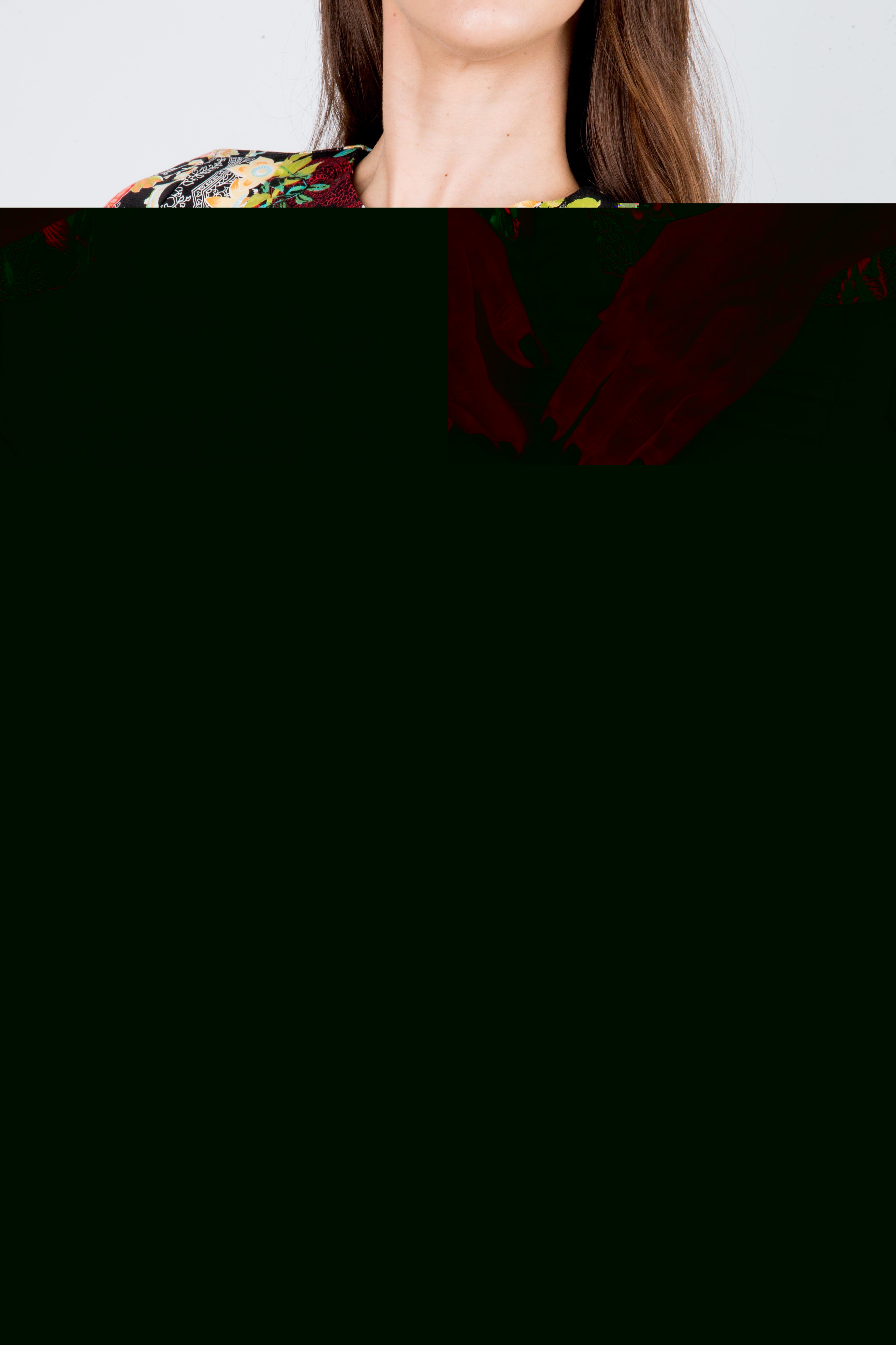 пиджак В423*80 цветы на черном