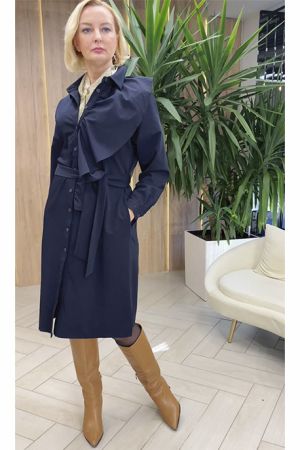 Платье Ропика синий  оптом