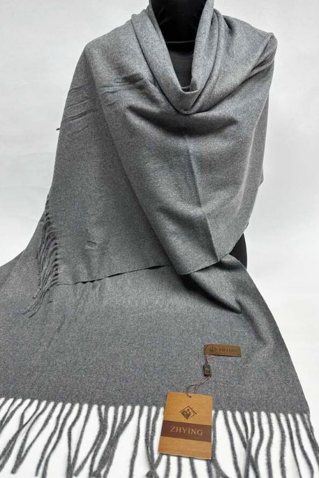 Палантин утепл. пп031   4   серый