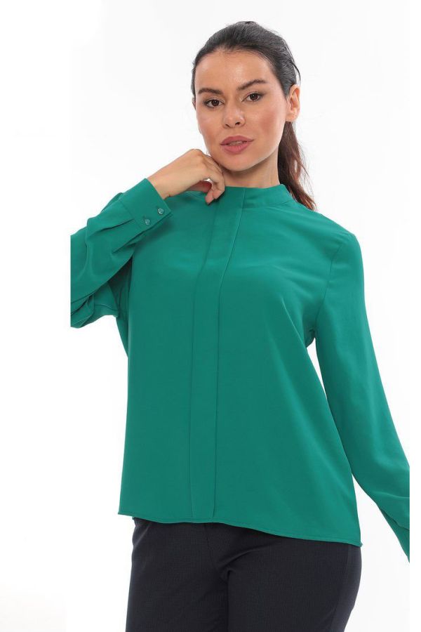 блузка т029-5203 benetton (яр. зел.)