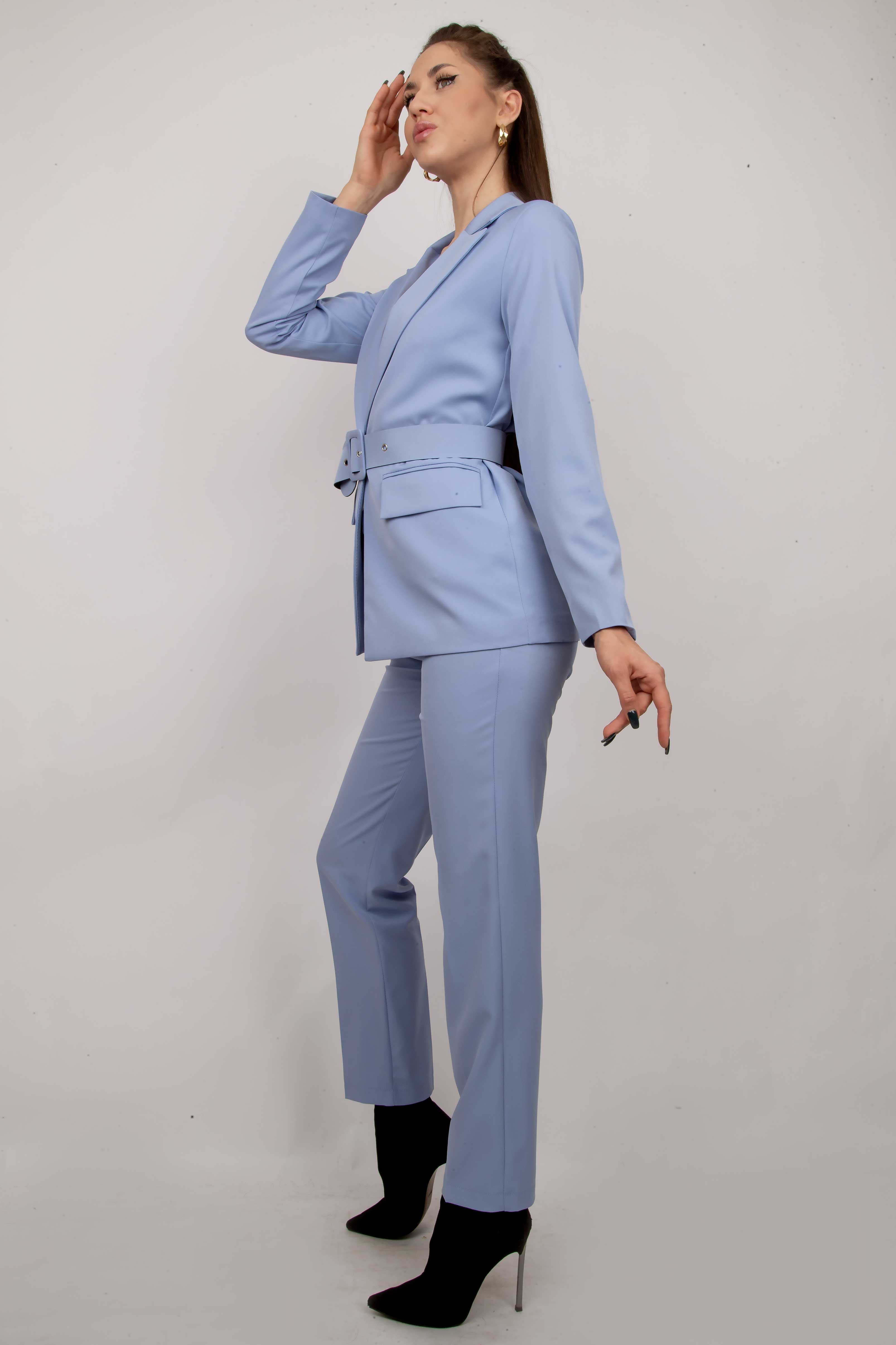 пиджак+брюки А.525_5 голубой