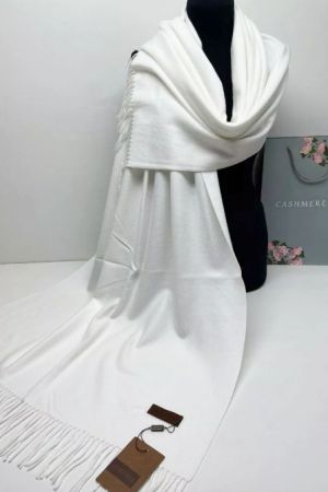 Палантин утепл. пп031   2   белый  оптом