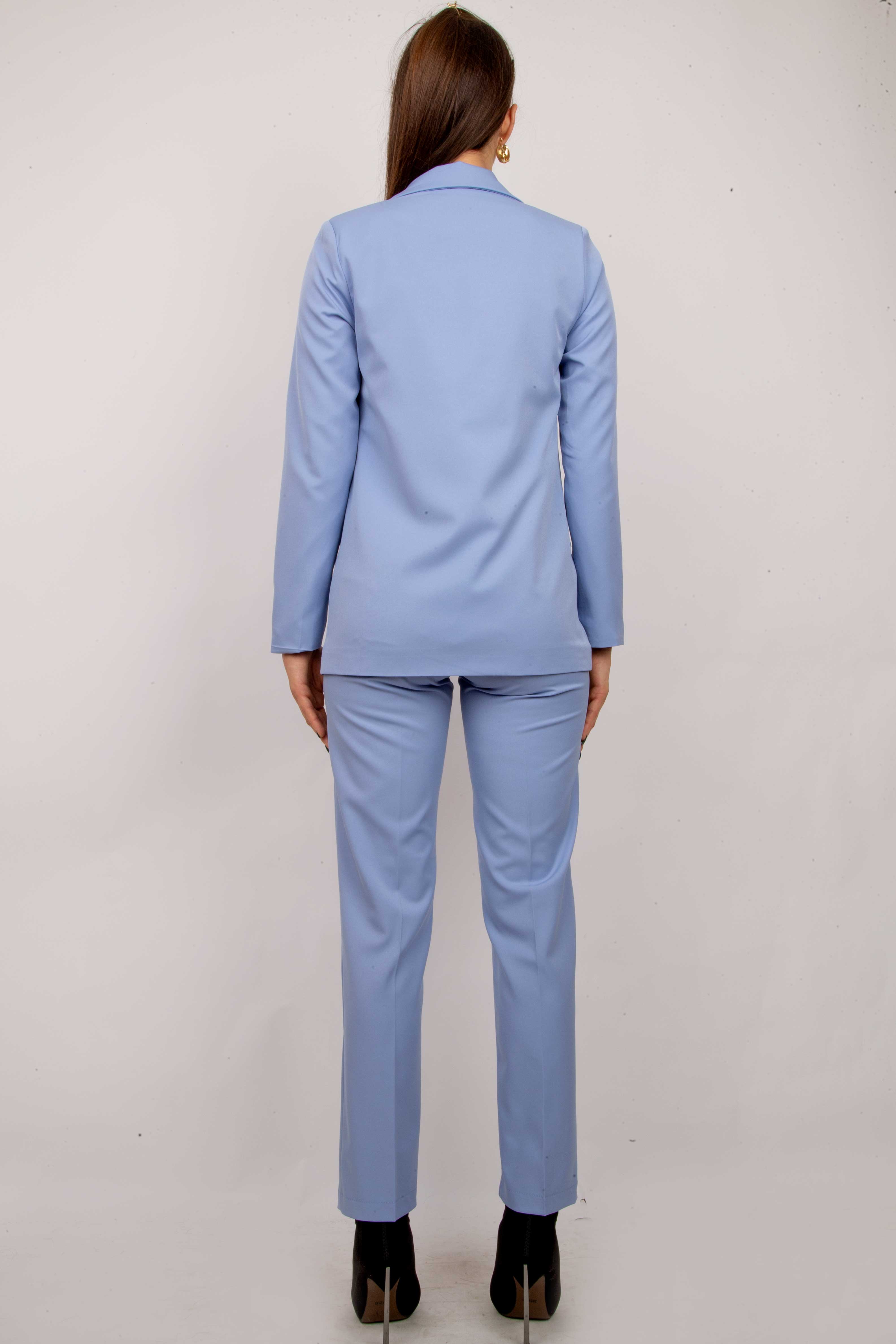 пиджак+брюки А.525_5 голубой