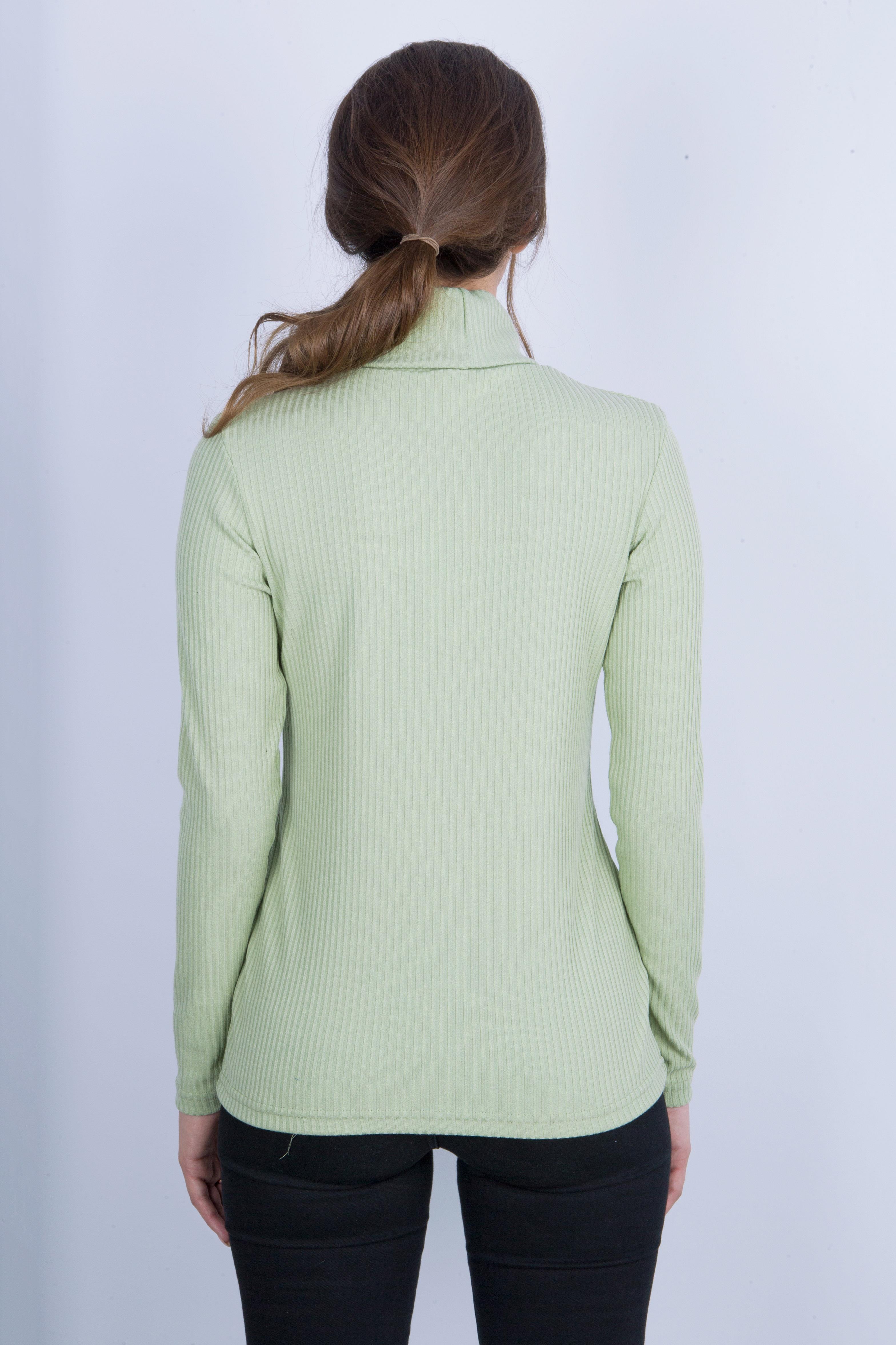 водолазка л2046 узкая лапша фисташка