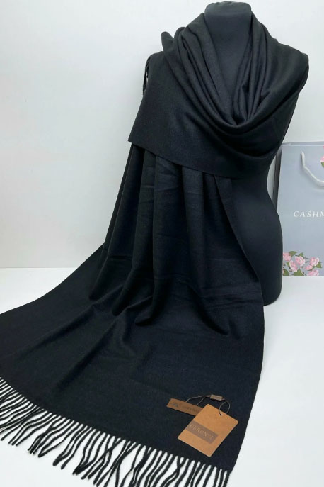 Палантин утепл. пп031   1   черный