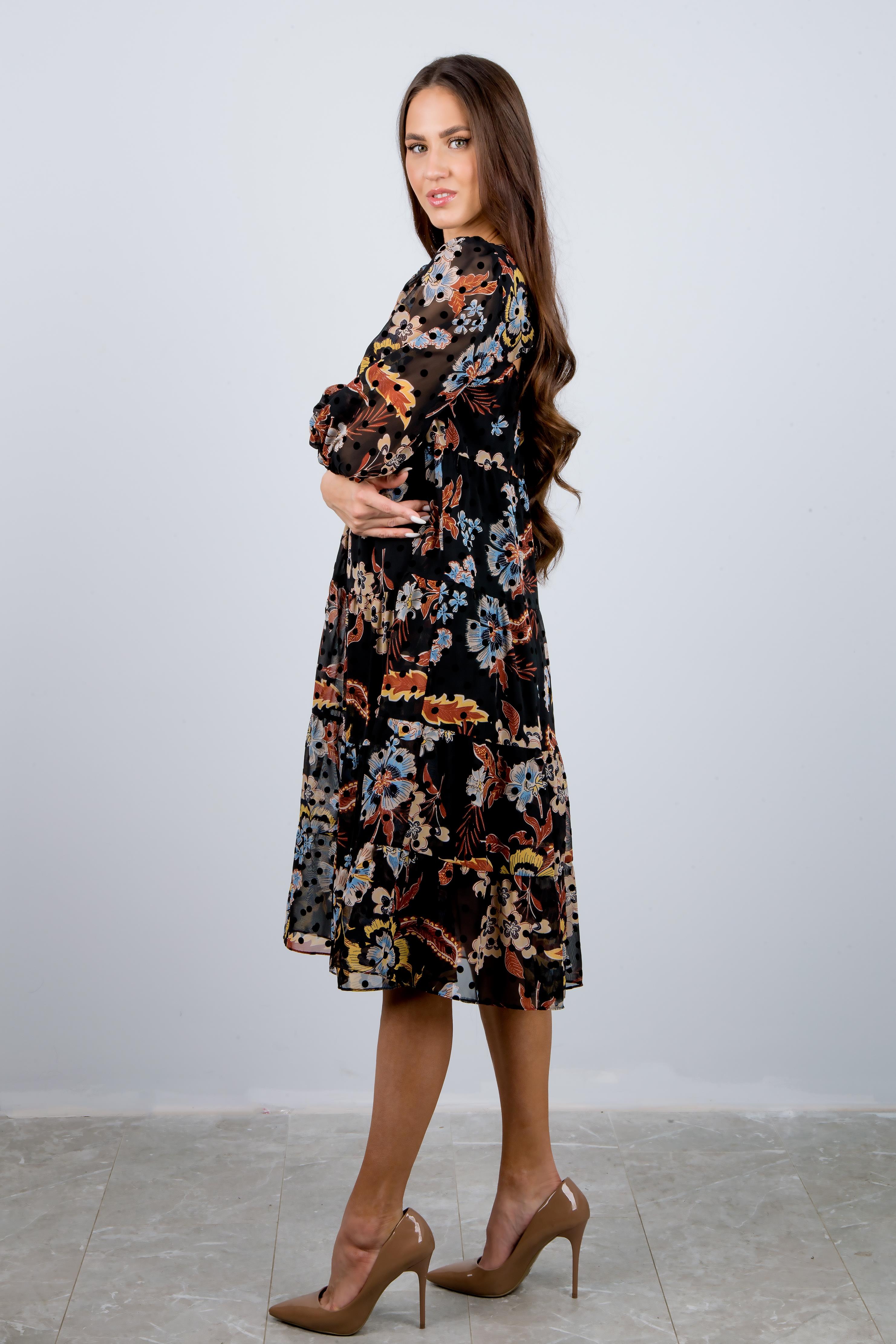 платье т2068 siyah