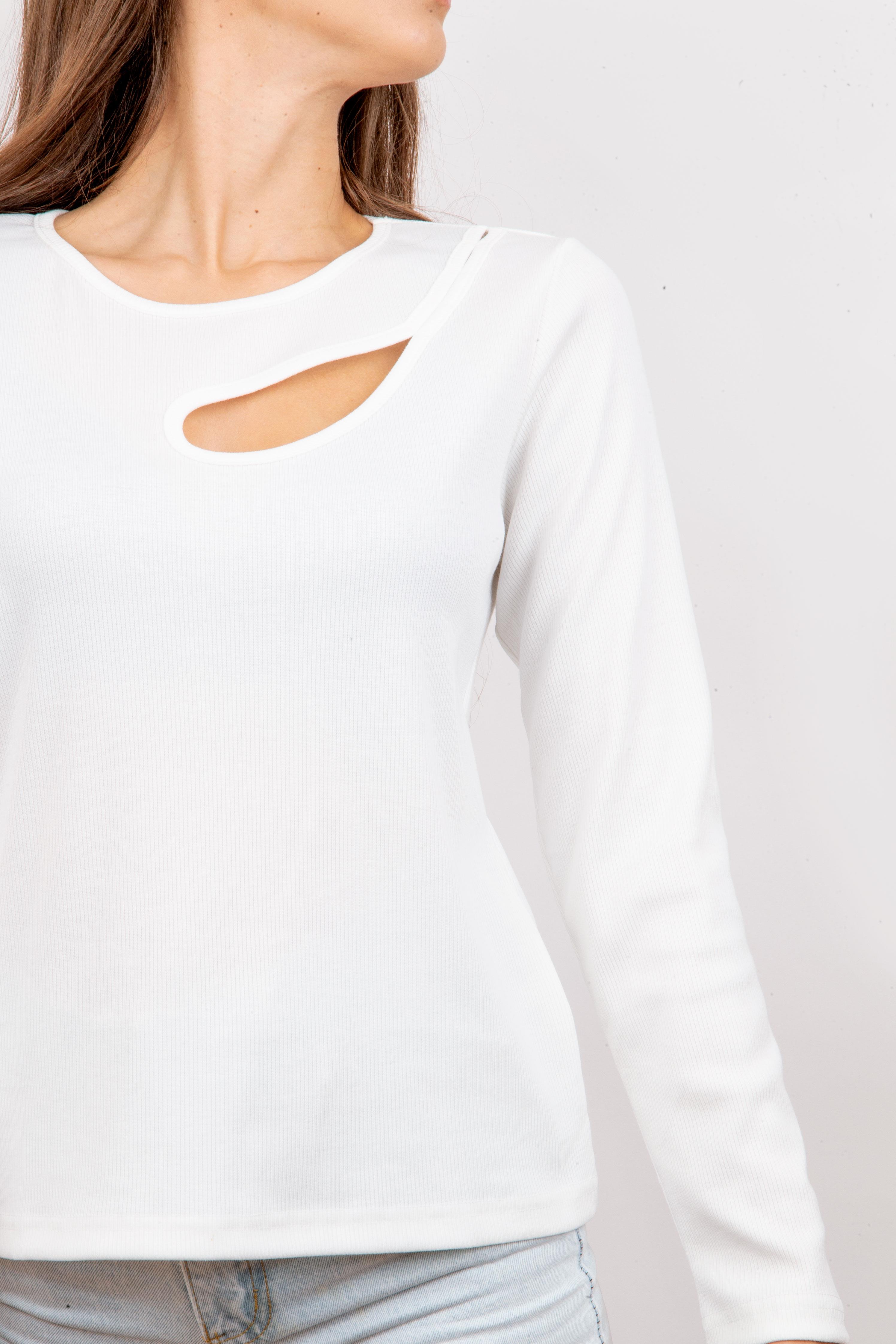 джемпер Л2136 лапша белый