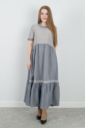 платье Ш3019*50 4400 голубой  оптом
