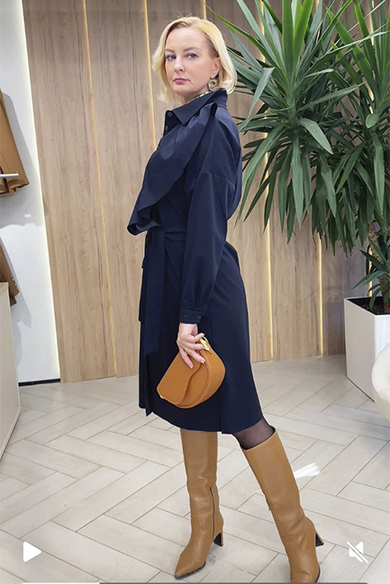 Платье Ропика синий