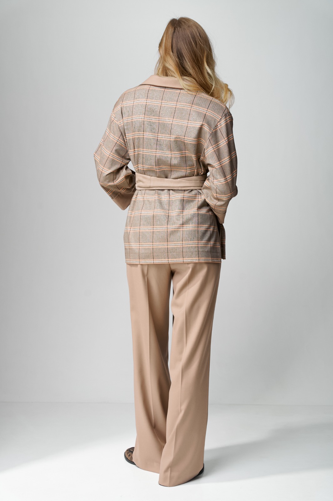Костюм L-553 (Б4355)  клетка капучино
