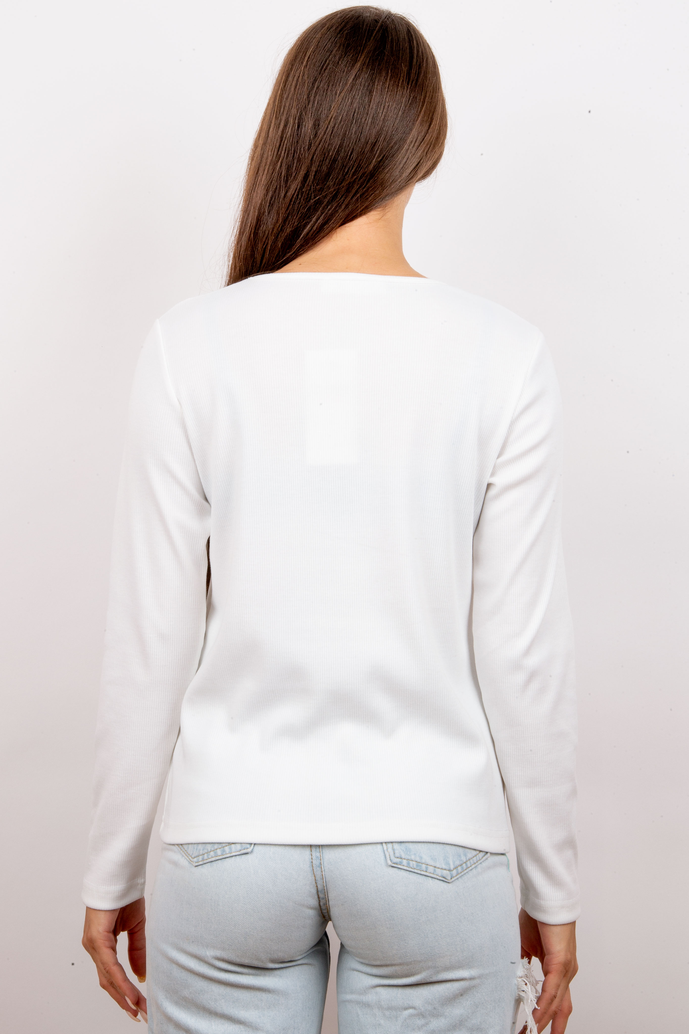 джемпер Л2136 лапша белый