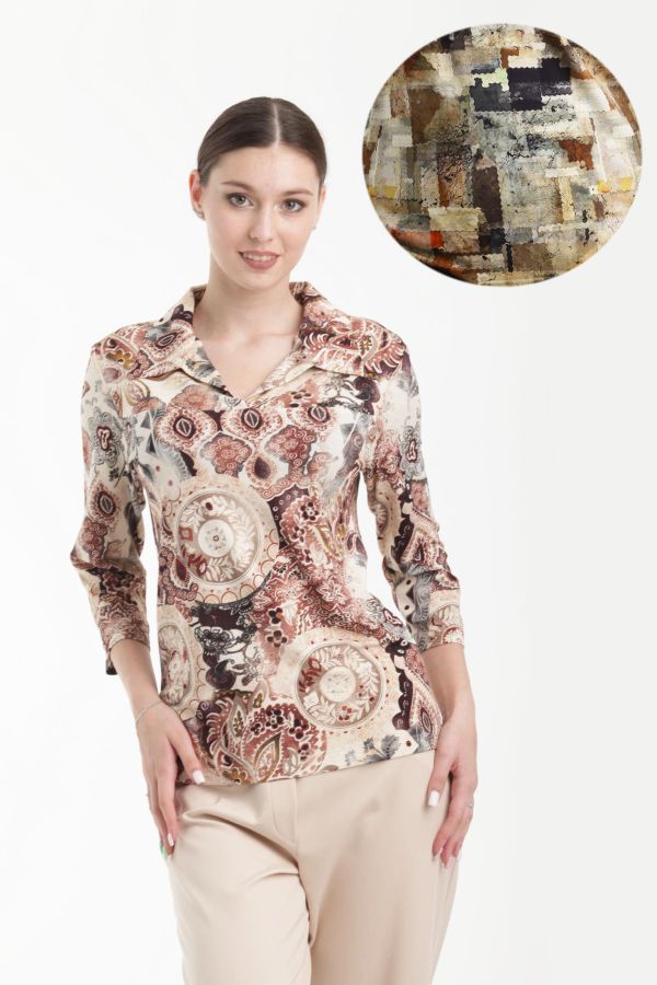 джемпер Л2026 пэчворк