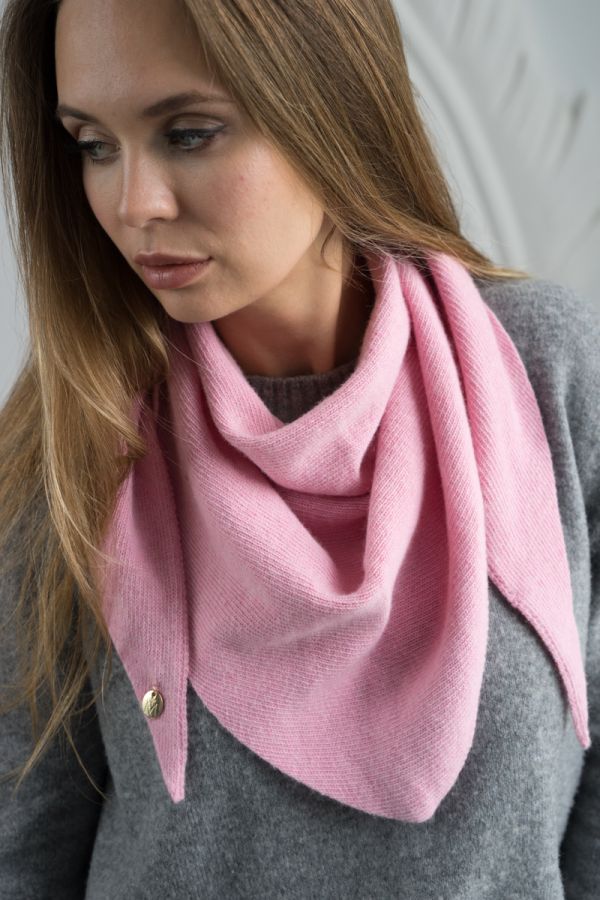косынка 7.572-04*50 розовый snood