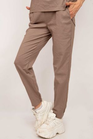 брюки Л609-2 стрейч_137 мокко Tropic  оптом