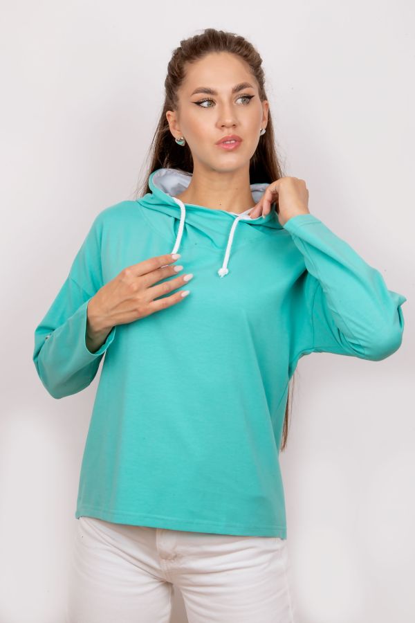 свитшот Л936 морской-белый