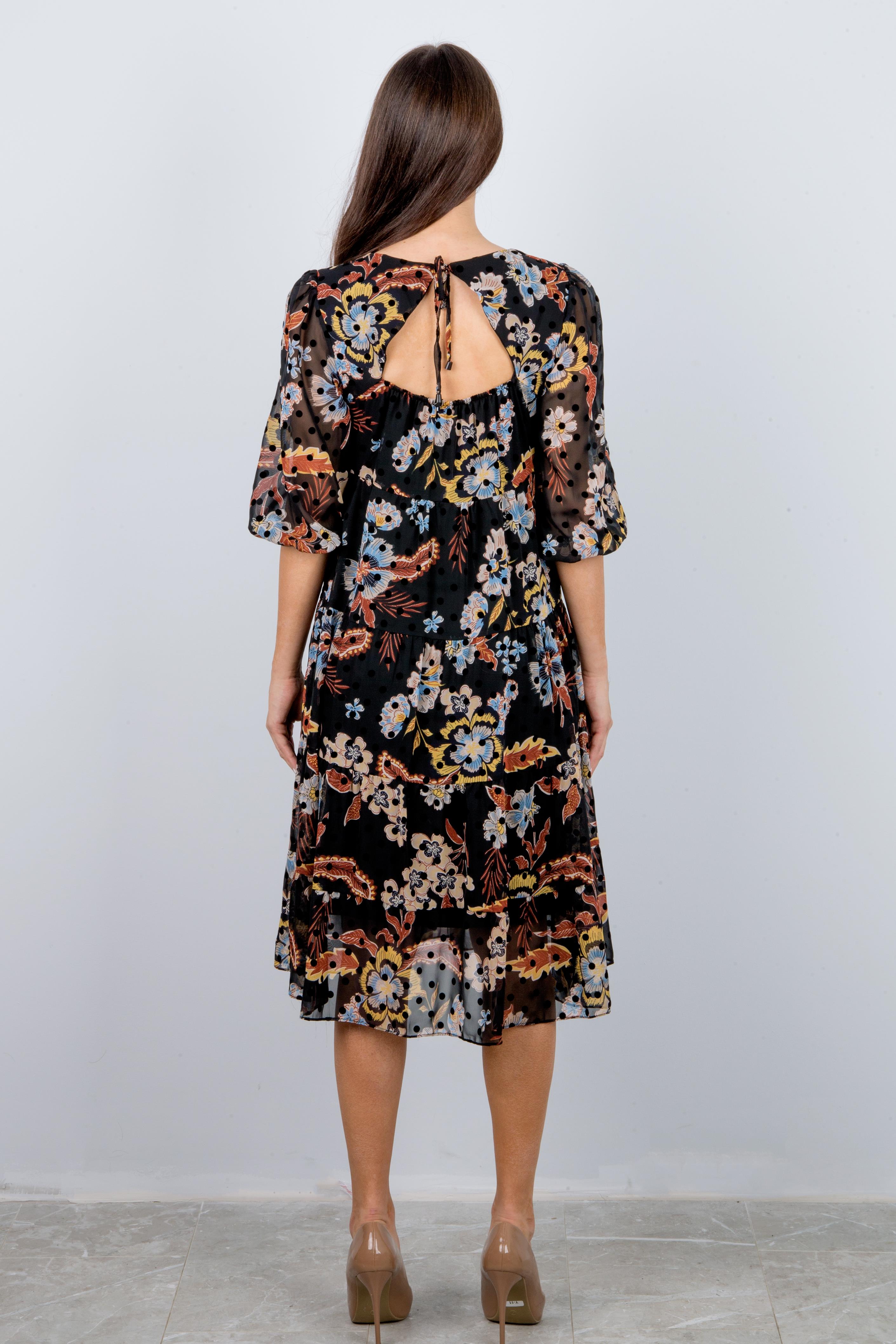 платье т2068 siyah