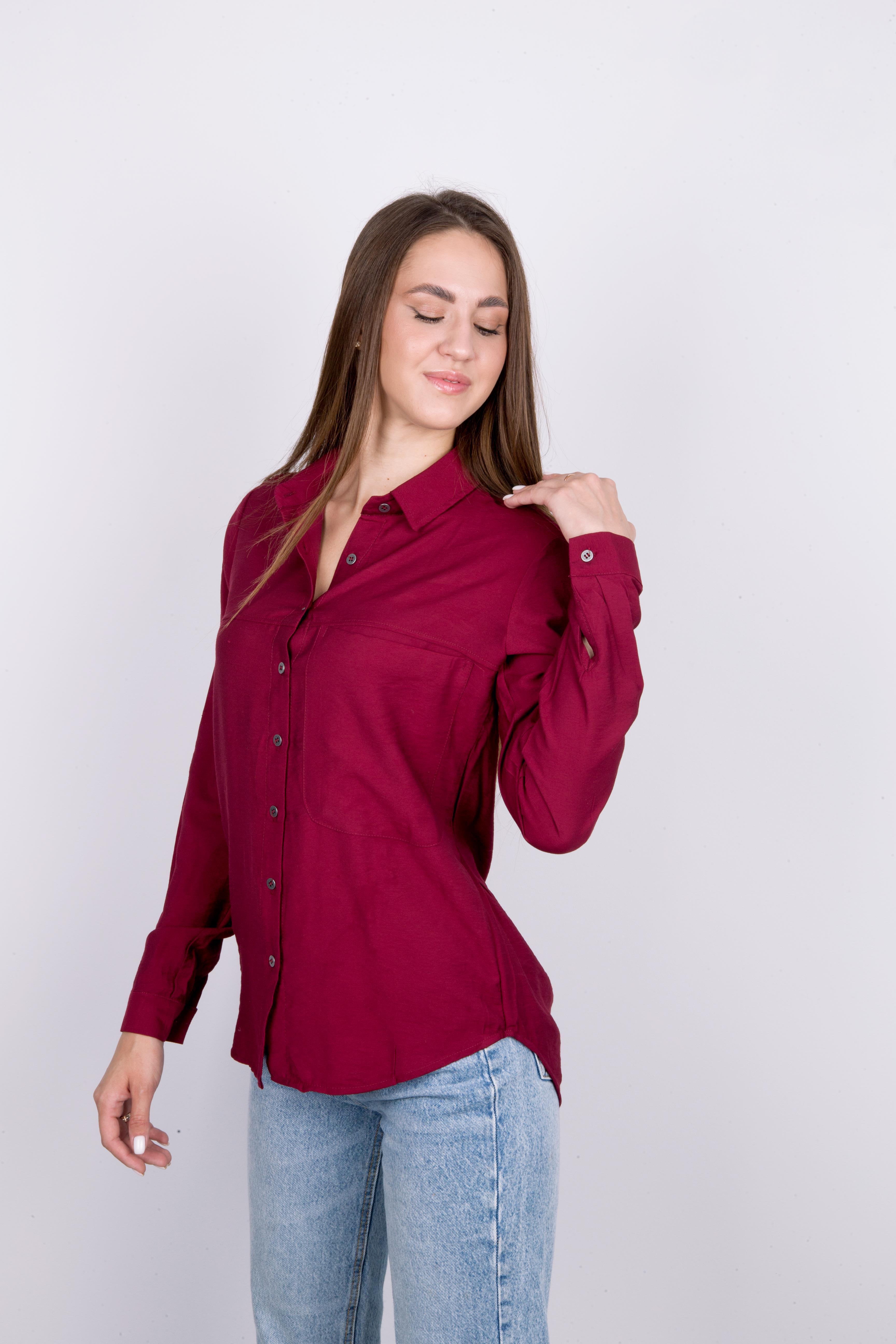 рубашка АН2741 6.бордо