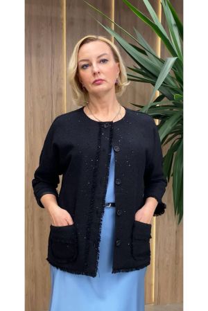 Жакет Барбарас черный  оптом