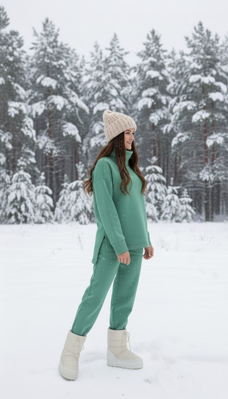 костюм л938-939 футер утепл. полынь snowtrend