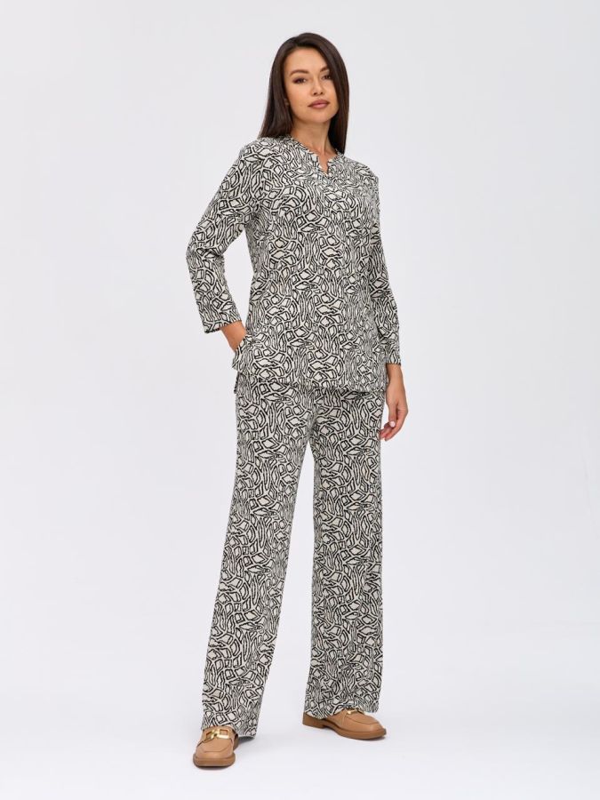 Костюм Тенере бежево-чёрный 