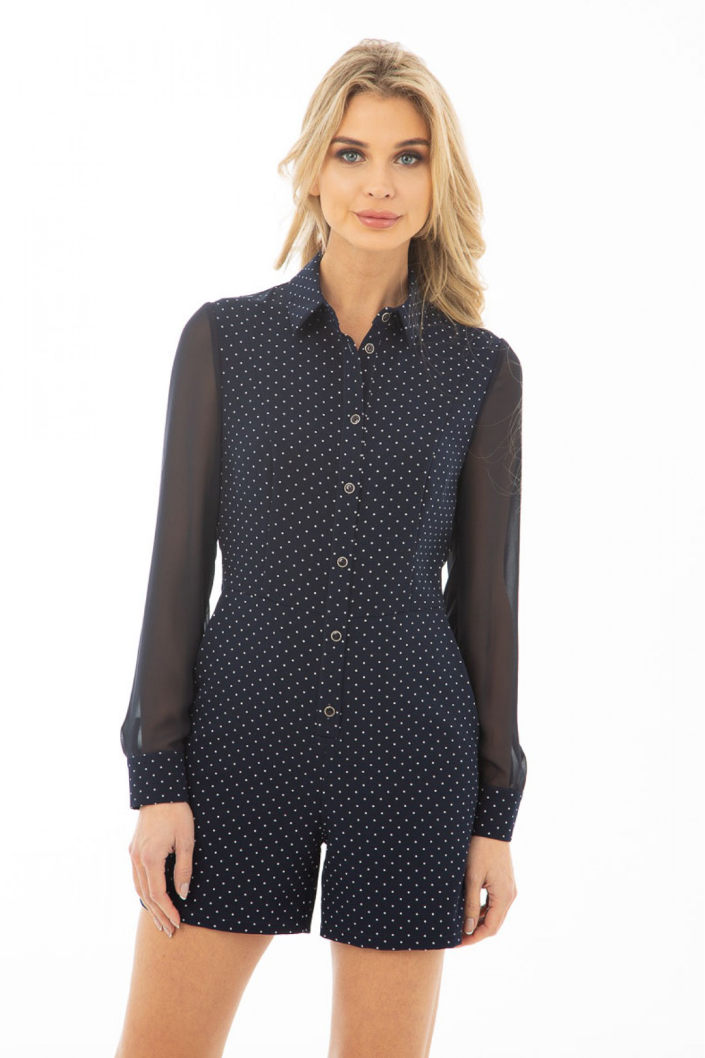 комбинезон+юбка Юсила синий